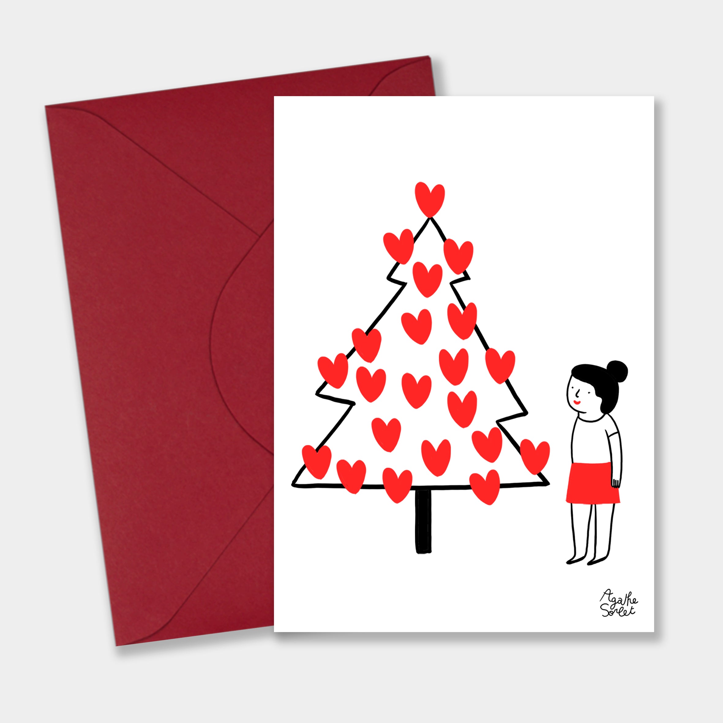 Carte de vœux de Noël 1 (A5)