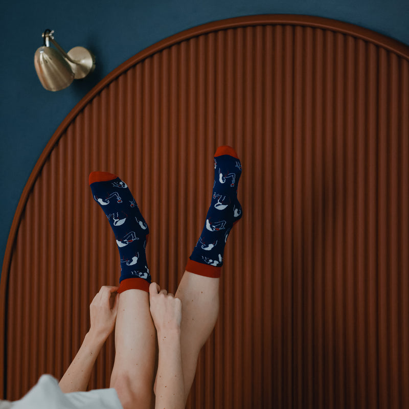Socks - Agathe Sorlet - Red Wine Socks