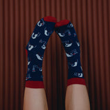 Socks - Agathe Sorlet - Red Wine Socks