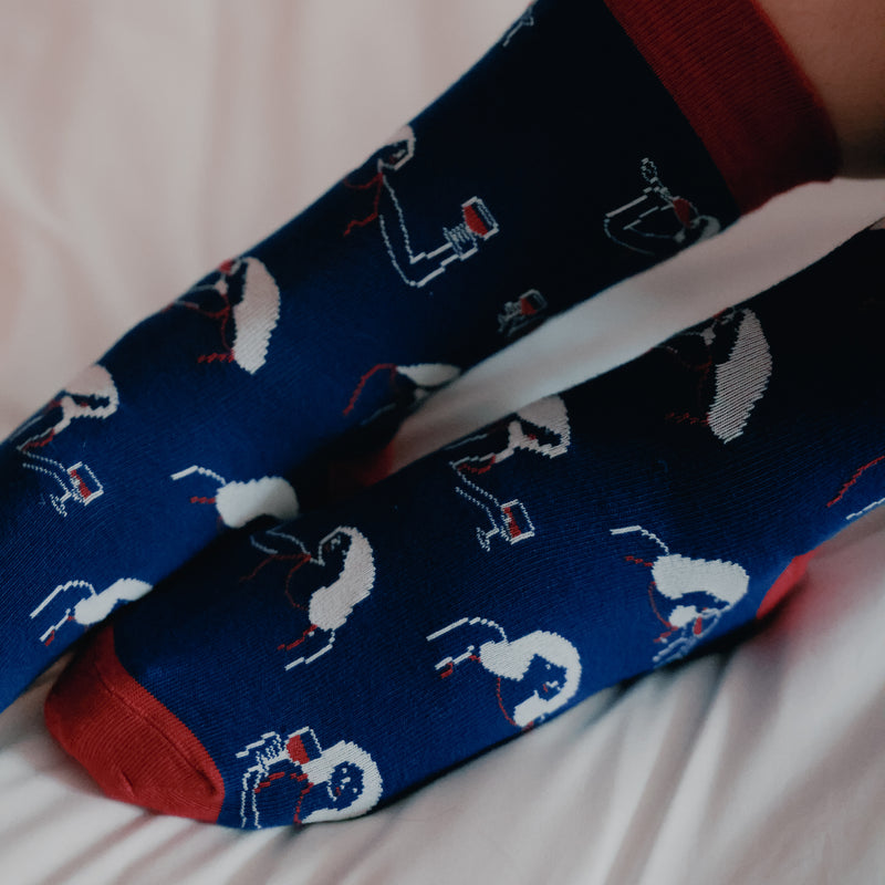 Socks - Agathe Sorlet - Red Wine Socks