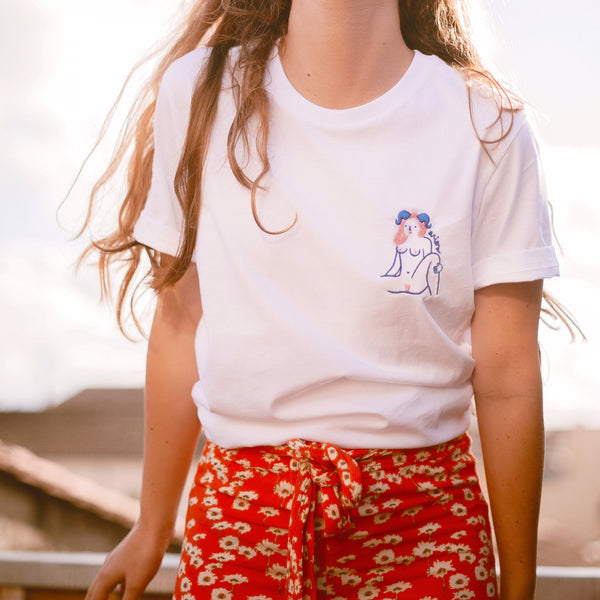 T-shirt - Agathe Sorlet - EMBROIDERED ARIES T - SHIRT