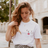T-shirt - Agathe Sorlet - Embroidered Eyelashes T-shirt