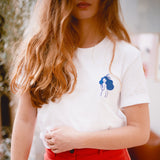 T-shirt - Agathe Sorlet - EMBROIDERED LEO T - SHIRT