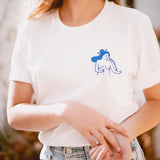 T-shirt - Agathe Sorlet - EMBROIDERED SAGITTARIUS T - SHIRT