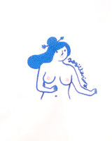 T-shirt - Agathe Sorlet - EMBROIDERED SAGITTARIUS T - SHIRT