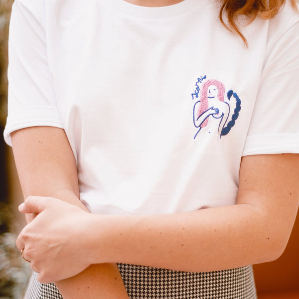 T-shirt - Agathe Sorlet - EMBROIDERED SCORPIO T - SHIRT