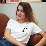 T-shirt - Agathe Sorlet - Embroidered T-shirt Amour Tendresse