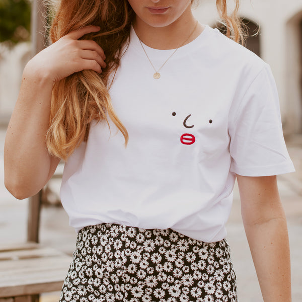 T-shirt - Agathe Sorlet - Embroidered T-shirt Original