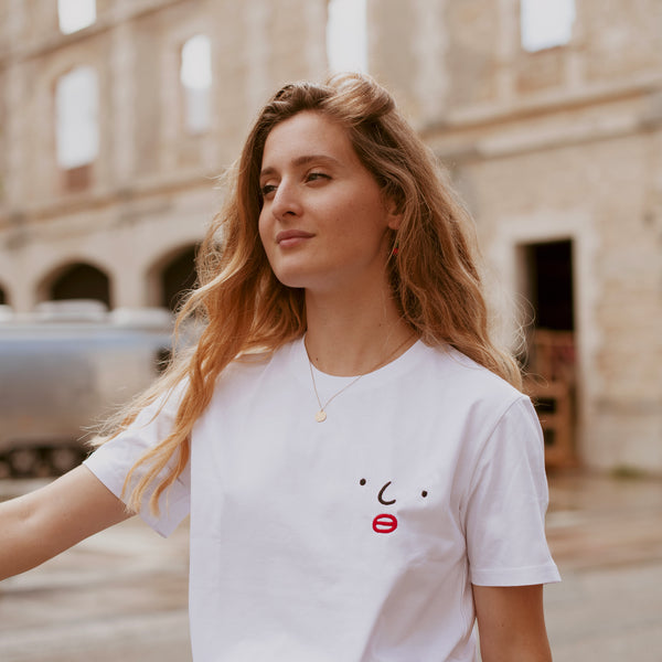 T-shirt - Agathe Sorlet - Embroidered T-shirt Original
