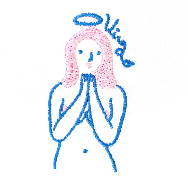 T-shirt - Agathe Sorlet - EMBROIDERED VIRGO T - SHIRT