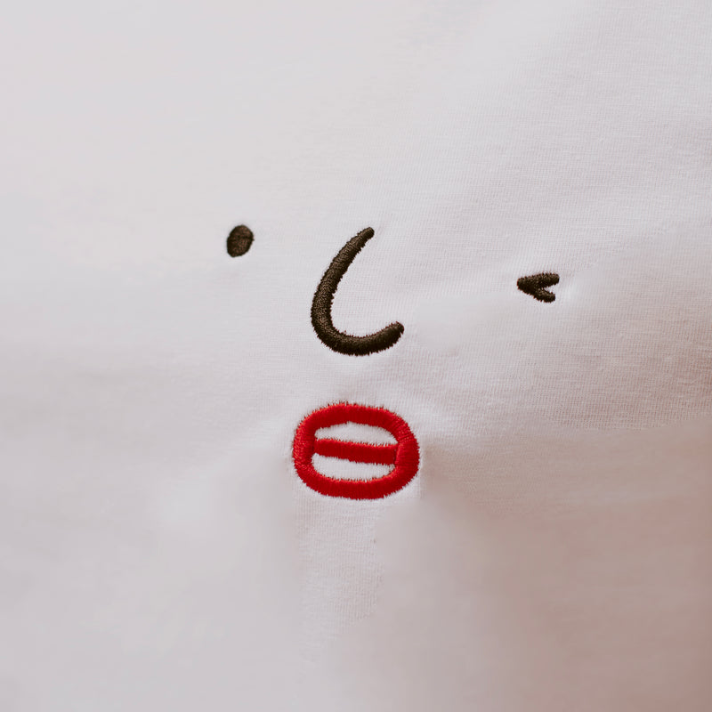 T-shirt - Agathe Sorlet - Embroidered Wink T-shirt