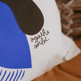 Tote bag - Agathe Sorlet - Blue Stripes Love Tote Bag