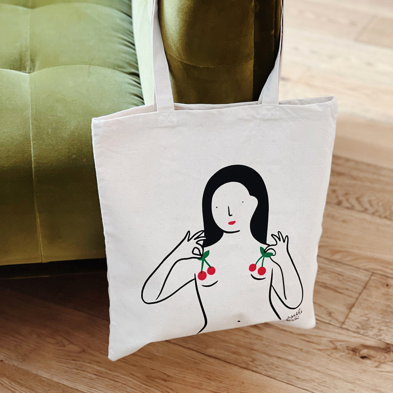 Tote bag - Agathe Sorlet - CHERRIES TOTE BAG